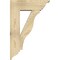 Ekena Millwork Funston Traditional Rough Sawn Bracket w/ Offset Brace, Douglas Fir, 8"W x 24"D x 36"H BKT0806X24X36FST01RDF - alternate 2